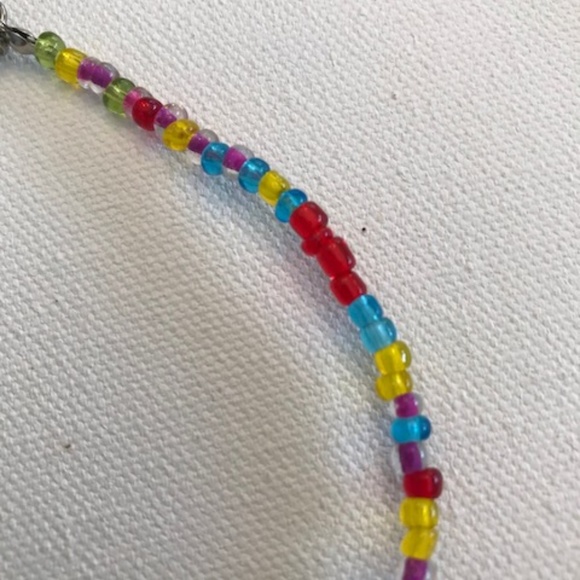 Handmade Confetti Necklace Earrings Set Vintage - Picture 6 of 8